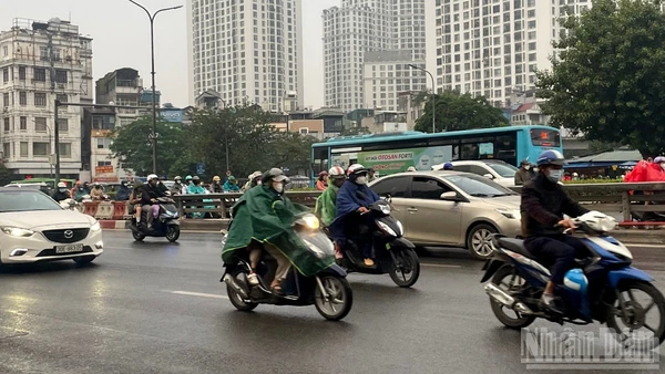 Dự báo khu vực Hà Nội ngày có mưa, mưa nhỏ rải rác. (Ảnh minh họa: Đ.T)