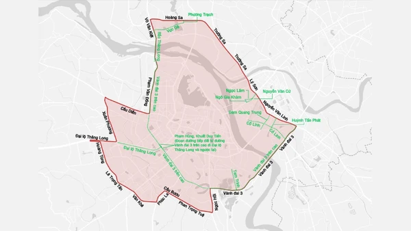[Infographic] Chi tiết vùng hạn chế, thời gian được hoạt động của phương tiện giao thông đường bộ tại Hà Nội