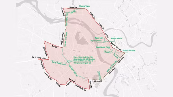 [Infographic] Chi tiết vùng hạn chế, thời gian được hoạt động của phương tiện giao thông đường bộ tại Hà Nội