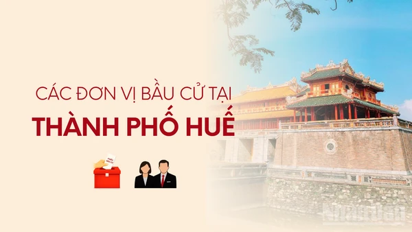 [Infographic] Các đơn vị bầu cử đại biểu Quốc hội tại thành phố Huế