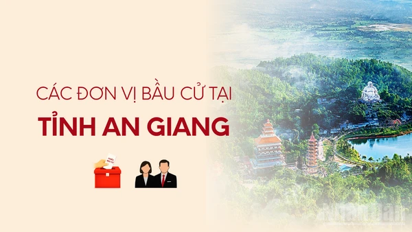 [Infographic] Các đơn vị bầu cử đại biểu Quốc hội tại tỉnh An Giang