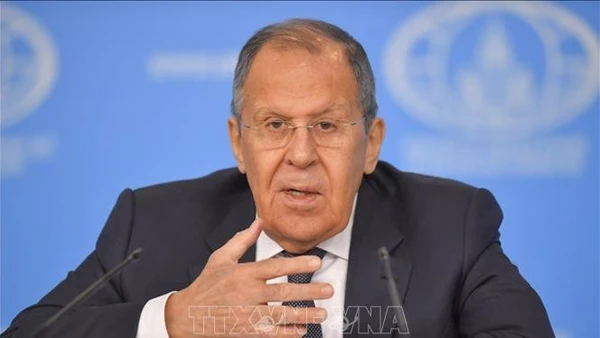 Ngoại trưởng Nga Sergei Lavrov. (Ảnh: THX/TTXVN)