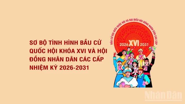 [Infographic] Sơ bộ tình hình bầu cử đại biểu Quốc hội khóa XVI và đại biểu Hội đồng nhân dân các cấp nhiệm kỳ 2026-2031