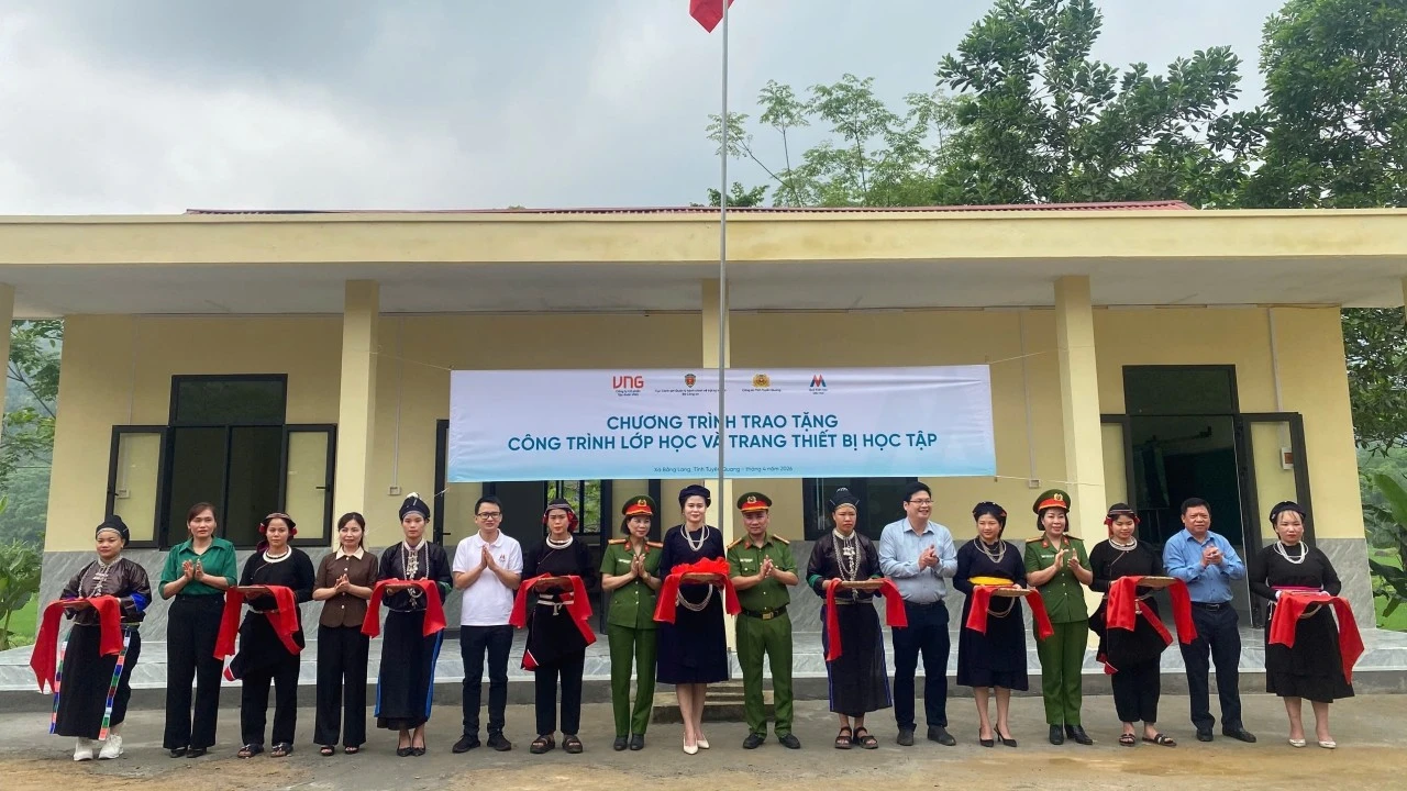 Quỹ Kiến Tạo Ước Mơ Đầu Tư Hơn 1,1 Tỷ Đồng Xây Dựng Trường Học Vùng Cao Tuyên Quang