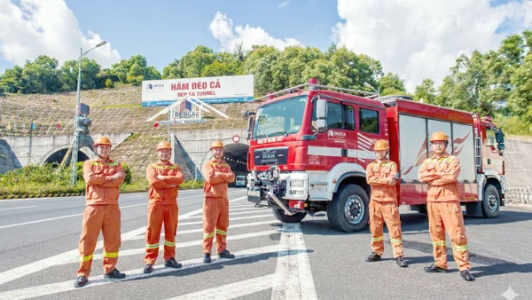 Lực lượng phòng cháy, chữa cháy và cứu hộ cứu nạn hầm Đèo Cả.