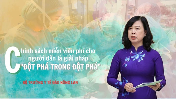 Bộ trưởng Y tế Đào Hồng Lan: Chính sách “miễn viện phí” cho người dân là giải pháp “đột phá trong đột phá”