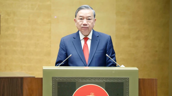 Tổng Bí thư Tô Lâm phát biểu chỉ đạo tại Hội nghị. (Ảnh: Thống Nhất – TTXVN)