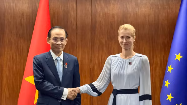 Đại diện cấp cao EU Kaja Kallas đánh giá cao những thành tựu phát triển và vai trò ngày càng tích cực của Việt Nam ở khu vực và thế giới.
