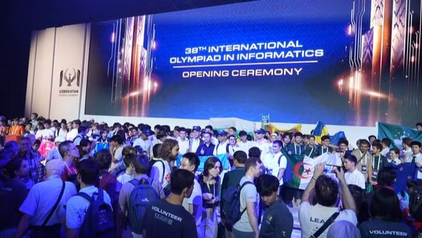 Lễ khai mạc kỳ thi Olympic Tin học quốc tế lần thứ 38 đã diễn ra tại thủ đô Tashkent (Uzbekistan). (Ảnh: IOI)