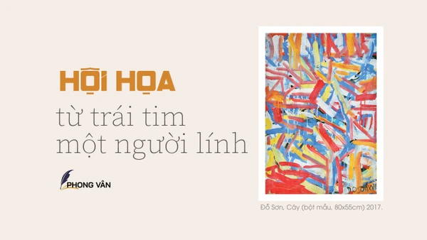 Hội họa từ trái tim một người lính