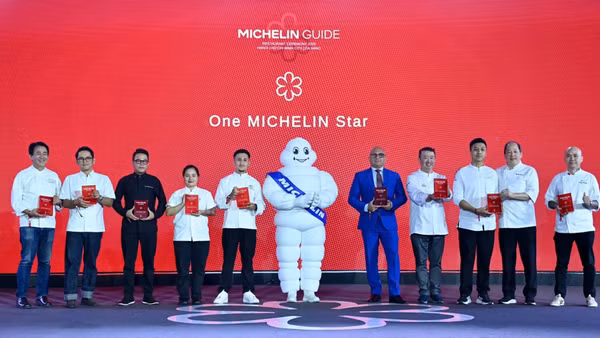 Đại diện các nhà hàng được một sao Michelin. (Ảnh: Ban tổ chức)