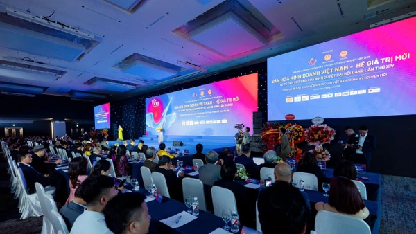 Toàn cảnh Diễn đàn quốc gia thường niên "Văn hóa với doanh nghiệp" năm 2026. (Ảnh: VNABC)