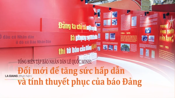Tổng Biên tập Báo Nhân Dân Lê Quốc Minh: Đổi mới để tăng sức hấp dẫn và tính thuyết phục của báo Đảng