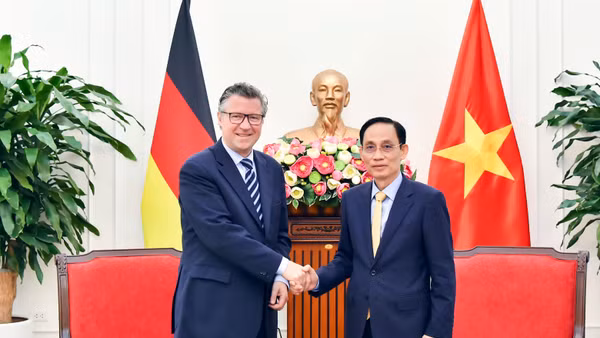 Bộ trưởng Lê Hoài Trung đề nghị hai bên tiếp tục đổi mới tư duy và phương thức triển khai hợp tác. (Ảnh: MOFA)