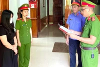 Công an khởi tố bị can đối với Trần Thị Ng. về tội trốn thuế. (Ảnh: Công an cung cấp)