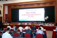 Quang cảnh hội nghị gặp mặt doanh nghiệp, nhà đầu tư của tỉnh Quảng Bình