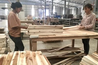 Sản xuất đồ gỗ xuất khẩu tại Công ty TAVICO (Đồng Nai).