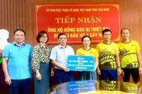 Số tiền ủng hộ đồng bào bị ảnh hưởng bởi thiên tai của tổ chức, cá nhân đã được Mặt trận Tổ quốc tỉnh Thái Bình tiếp nhận, phân bổ kịp thời, minh bạch đến các đại phương.