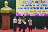 Công an tỉnh Kon Tum xuất sắc đạt giải nhất hội thi.