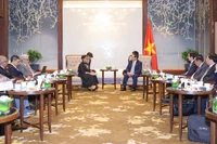 Quang cảnh buổi tiếp.