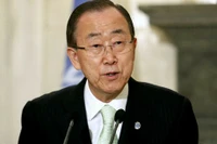 Cựu Tổng thư ký Liên hợp quốc Ban Ki-moon. (Nguồn: brecorder)