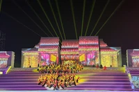 Tổng duyệt chương trình khai mạc Festival Ninh Bình. (Ảnh:BTC)