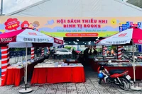 Hội sách thiếu nhi có nhiều hoạt động dành cho trẻ nhỏ.