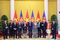 Chủ tịch nước Tô Lâm tiếp Đại sứ, Đại biện các nước ASEAN và Timor-Leste đến chào, chúc mừng. (Ảnh: TTXVN)