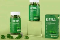 Sản phẩm kẹo rau củ kera. (Ảnh: TTXVN)