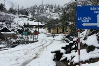 Trong đợt không khí lạnh này, vùng núi cao Bắc Bộ có nơi dưới 2 độ C, khả năng xảy ra mưa tuyết và băng giá. (Ảnh minh họa)