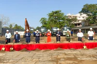 Nghi thức lễ khởi công công trình. 