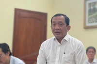 Phó Giám đốc Sở Y tế Thành phố Hồ Chí Minh Nguyễn Anh Dũng tại buổi làm việc. (Ảnh: CTV)