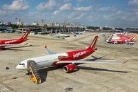 Trong quý I/2024, Vietjet mở mới 15 đường bay, nâng tổng số đường bay của hãng lên 140. Ảnh: Quang Nguyễn.