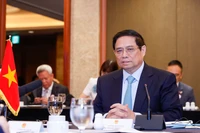 Thủ tướng Phạm Minh Chính phát biểu ý kiến tại cuộc Toạ đàm với các nhà khoa học Hàn Quốc.