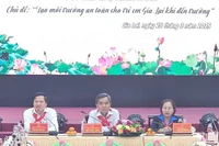 Các đồng chí chủ trì đối thoại.