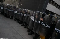 Cảnh sát Peru. (Ảnh: AFP/TTXVN)