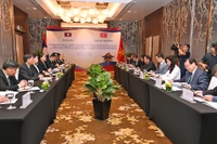 Toàn cảnh hội đàm (Ảnh: Cục Du lịch quốc gia) 