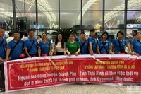 Lao động ở Thái Bình sang làm việc theo hình thức lao động thời vụ tại Hàn Quốc. (Ảnh: Mai Tú).