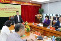Phó Thủ tướng Hồ Đức Phớc làm việc với Ngân hàng Chính sách xã hội. 