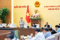 Phiên họp thứ 32 của Ủy ban Thường vụ Quốc hội khóa XV. (Ảnh: quochoi.vn)