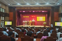 Quang cảnh buổi lễ.