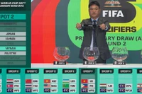 Lá phiếu bốc thăm của đội tuyển Việt Nam. (Ảnh: AFC)