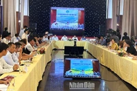 Quang cảnh Diễn đàn “Nhận diện thực trạng liên kết tiêu thụ, xuất khẩu sầu riêng 2023 và giải pháp phát triển hiệu quả, bền vững ngành hàng sầu riêng Việt Nam”.