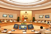 Các đại biểu tham dự hội nghị chuyên đề về bảo đảm an toàn giao thông cho học sinh.