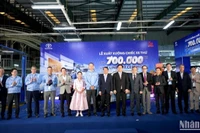 Lễ xuất xưởng chiếc xe thứ 700.000 của Toyota Việt Nam.