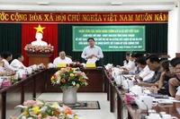 Quang cảnh buổi làm việc.