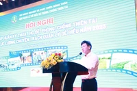 Hội nghị Tập huấn kỹ thuật hộ đê, phòng, chống thiên tai cho lực lượng chuyên trách quản lý đê điều năm 2023. Ảnh: dangcongsan.vn