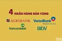 [Infographic] Thời gian, địa điểm 4 ngân hàng bán vàng trực tiếp cho người dân
