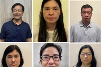 Các đối tượng bị khởi tố.