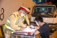 Tổng kiểm soát, xử lý các trường hợp vi phạm trật tự, an toàn giao thông.
